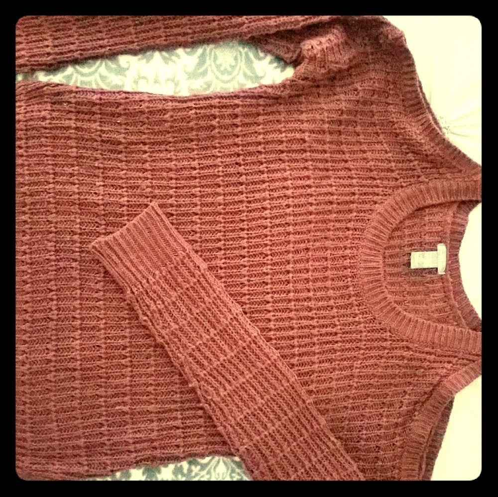 peek a boo shoulder sweater